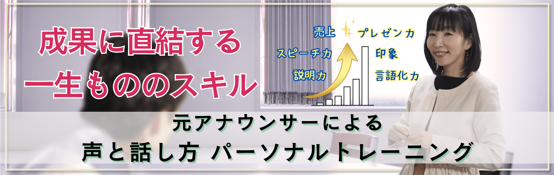 聞き手の心に届く声、伝わる話し方教室